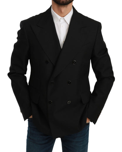 Dolce & Gabbana Elegant Black Slim Fit Formal Blazer