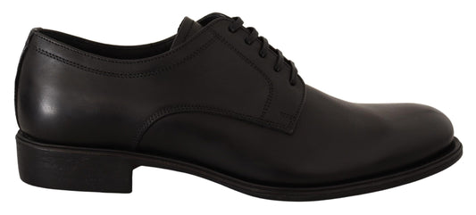 Dolce & Gabbana Elegant Black Derby Formal Shoes