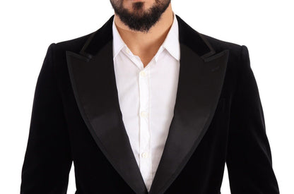 Dolce & Gabbana Elegant Single Breasted Velvet Blazer