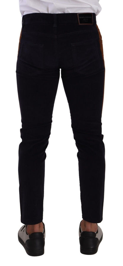 Dolce & Gabbana Elegant Slim Fit Denim for the Modern Man