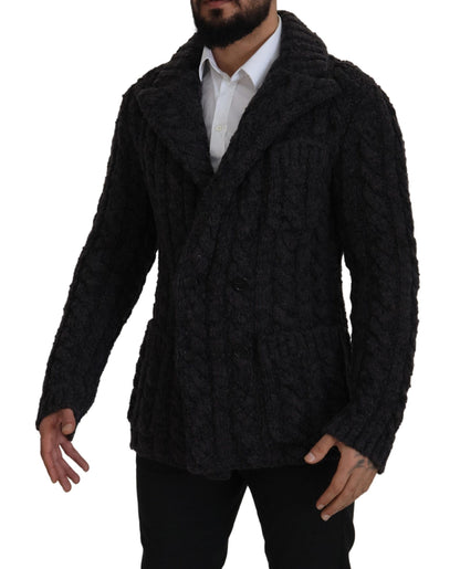 Dolce & Gabbana Elegant Double-Breasted Wool-Cashmere Coat