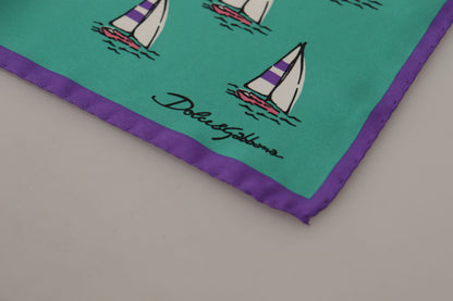 Dolce & Gabbana Elegant Multicolor Silk Men's Pocket Square