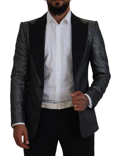 Dolce & Gabbana Elegant Jacquard Single Breasted Blazer