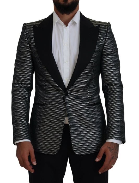 Dolce & Gabbana Elegant Jacquard Single Breasted Blazer