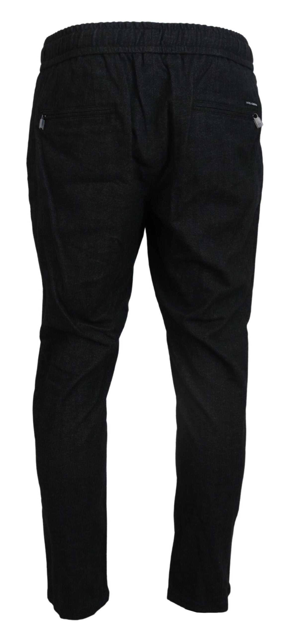 Dolce & Gabbana Elegant Tapered Blue Denim Pants