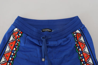 Dolce & Gabbana Elegant Multicolor Printed Cotton Shorts