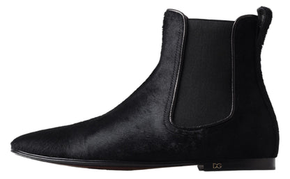 Dolce & Gabbana Elite Italian Leather Chelsea Boots