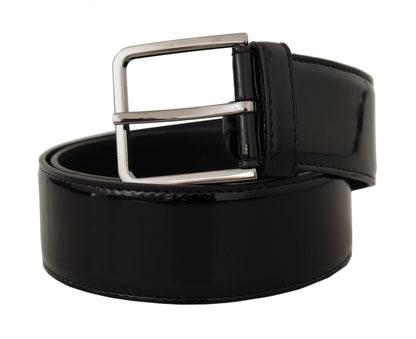 Dolce & Gabbana Elegant Black Leather Belt