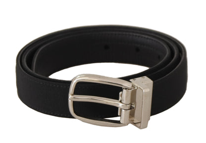 Dolce & Gabbana Elegant Engraved Buckle Leather Belt