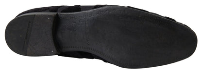 Dolce & Gabbana Exquisite Black Vintage Loafers for Men