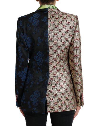 Dolce & Gabbana Elegant Multicolor Patchwork Blazer