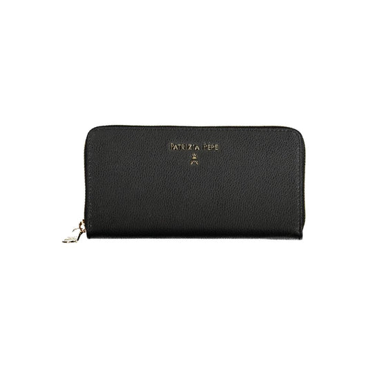 Patrizia Pepe Black Leather Wallet