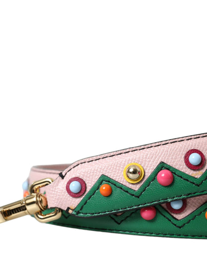 Dolce & Gabbana Pink Leather Handbag Accessory Shoulder Strap