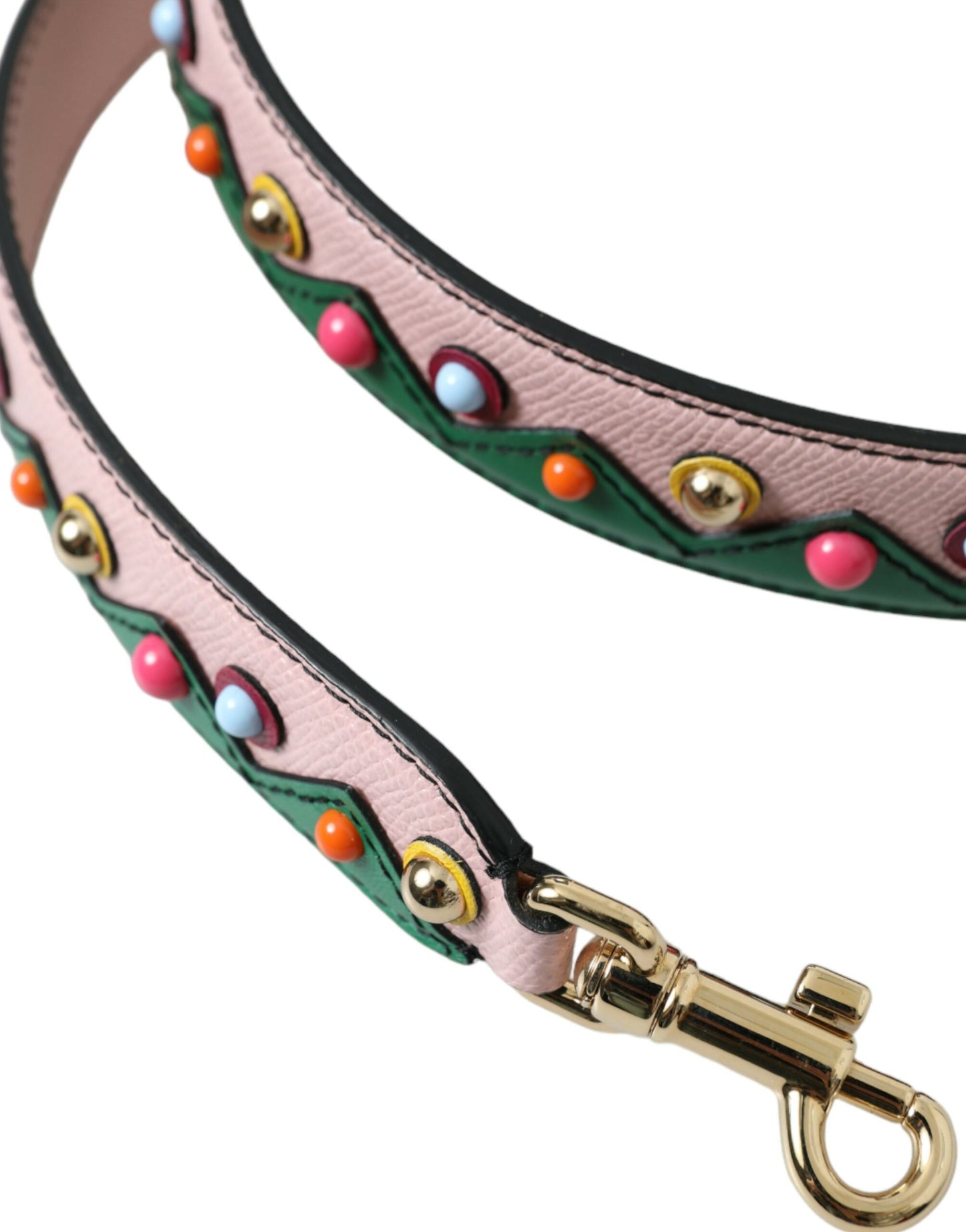 Dolce & Gabbana Pink Leather Handbag Accessory Shoulder Strap