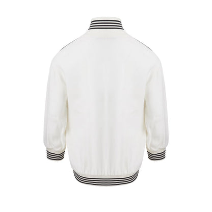 Dolce & Gabbana Elegant Cotton Knit White Sweater