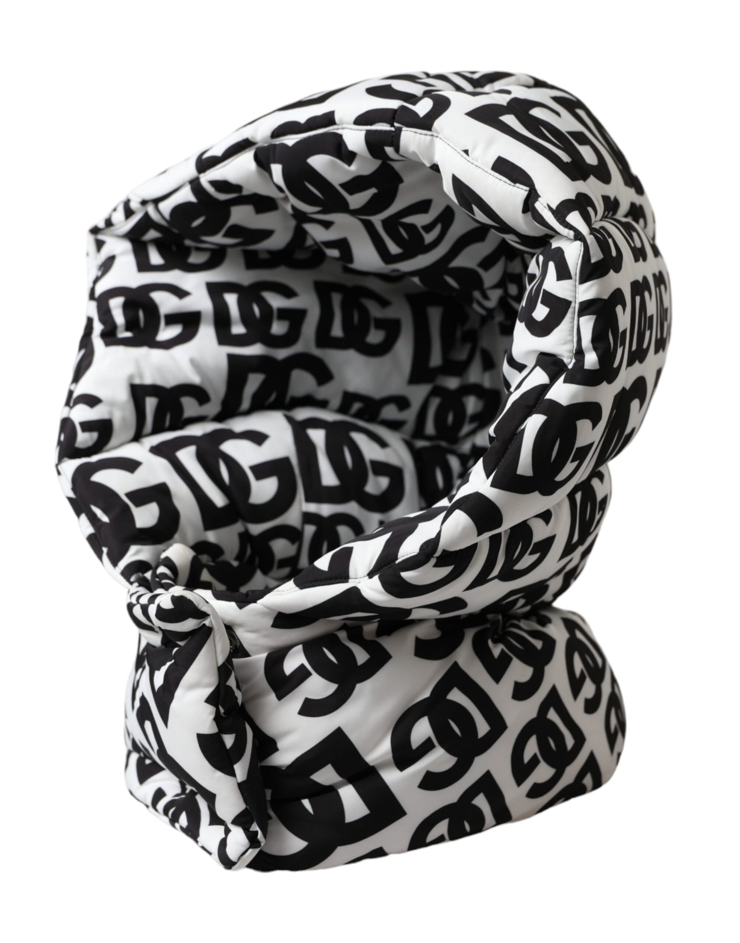 Dolce & Gabbana White Logo Whole Head Wrap Hat Men