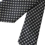 Dolce & Gabbana Black 100% Silk Patterned Adjustable Men Tie